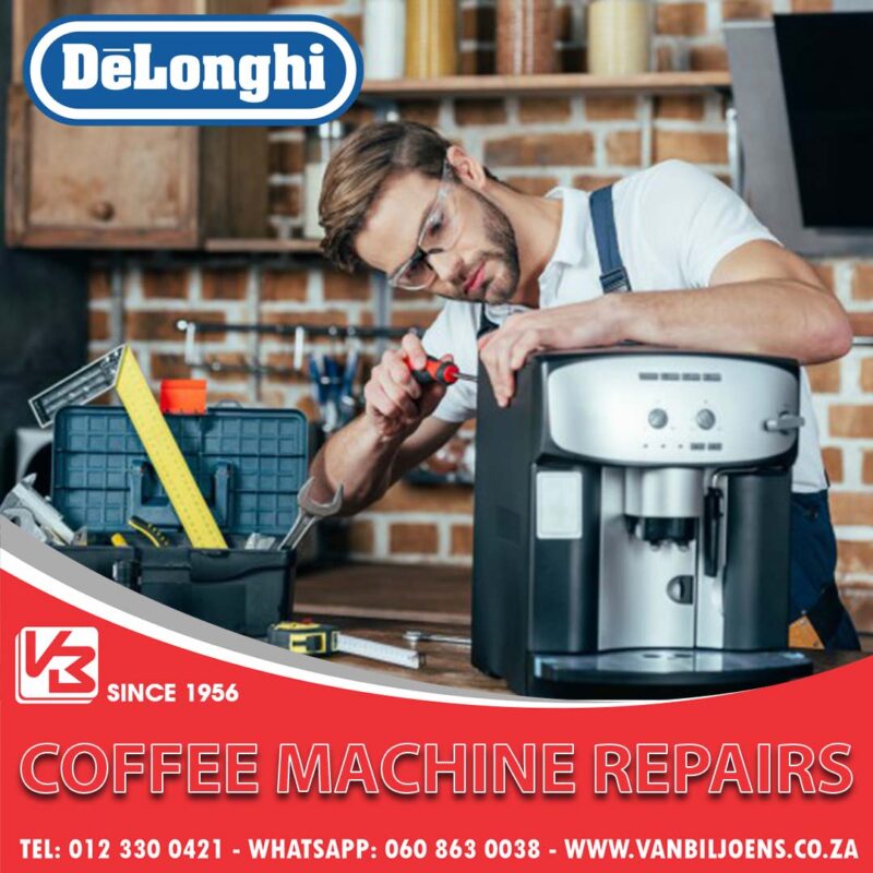 Coffee machine repairs in Pretoria